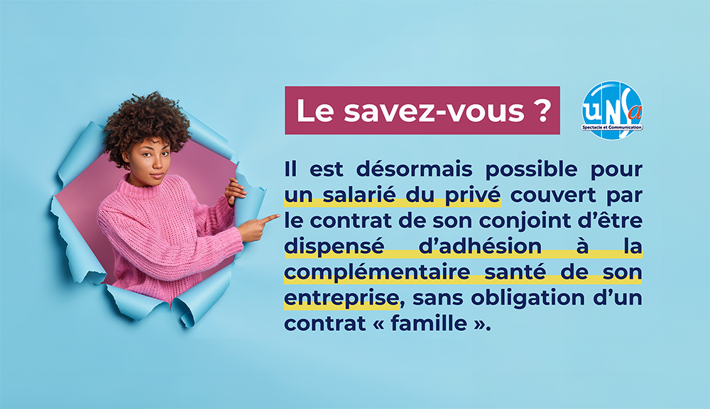 Dispense d’adhésion à la complémentaire santé dans les entreprises du secteur privé